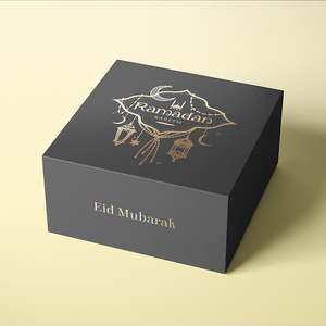 Custom Cardboard <b>Gift</b> Box <b>for</b> Chocolate Luxury Eid Mubarak <b>Gift</b> Box Ramadan Sweet Chocolate <b>Empty</b> Foldable Packing <b>Boxes</b> - Product Image 1