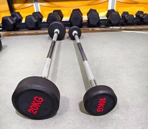 Kommerzielle Fitnessstudio-Ausrüstung: Fixhantel-Sets für Freihanteltraining – Gummi-Gewichte - Product Image 3