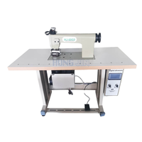 Machine à coudre à ultrasons pour le soudage des tissus en plastique/découpe/refendage/gaufrage/étanchéité