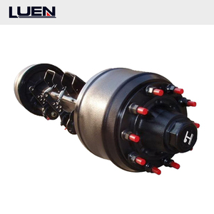 LUEN Nouvel essieu en acier de type américain pour <span class=keywords><strong>semi</strong></span>-remorques lourdes - Conception standard <span class=keywords><strong>américaine</strong></span> Capacité de charge de 16T et construction durable - Product Image 5