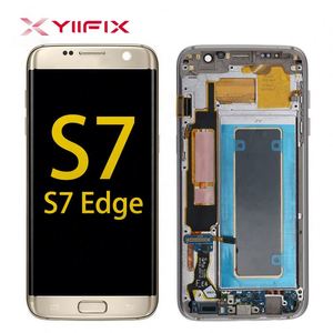 Pour <span class=keywords><strong>Samsung</strong></span> Galaxy <span class=keywords><strong>S7</strong></span> Edge, écran LCD, numériseur, écran tactile, réparation d'écran de téléphone <span class=keywords><strong>cassé</strong></span>, 24 heures en ligne, testé à 100%, Changlin - Product Image 1