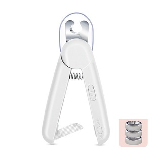 Wholesale LED Light Pet Nail Clippers Stainless Steel and <b>Dog</b> Toe Claw <b>Scissors</b> Cutter Knife - Product Image 3