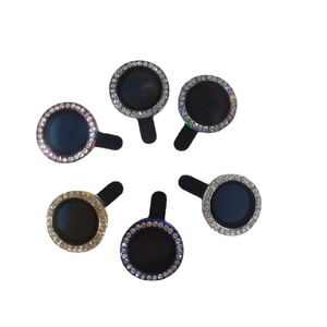 <span class=keywords><strong>Eagle</strong></span> <span class=keywords><strong>eyeS</strong></span> polvere lucida diamante lucido trama 3D obiettivo posteriore fotocamera cerchio in metallo protezione in vetro per iPhone 13 Pro Max - Product Image 5