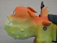 Équipement d'attraction pour aire de jeux publique intérieure/extérieure pour enfants, animatronique en acier grandeur nature, à monnayeur, motif dessin animé mignon, pour centre commercial