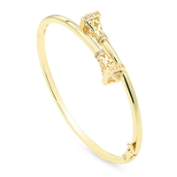 Bracelet Plaqué Or 14 Carats Luxueux, Élégant, avec Diamant Stellé et Zircone Cubique, Style Vintage, Bijou Tendance pour Hommes et Femmes, Chic