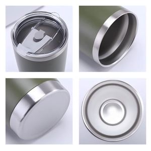 Vaso Térmico de Acero Inoxidable Plateado de 20 oz, Aislado al Vacío de Doble Pared, con Recubrimiento en Polvo Mate, Pared Interior sin Costuras, Antiderrames ASM25 - Product Image 3