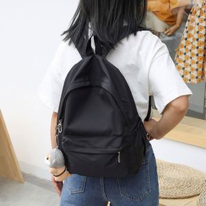 Waterproof Custom Made New Simple Trendy Design Green Nylon Canvas School <b>College</b> <b>Bag</b> - Product Image 3