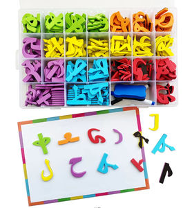 380 Uds EVA espuma árabe letras magnéticas coloridas pegatinas del alfabeto juguetes educativos de aprendizaje ABC para <span class=keywords><strong>niños</strong></span> - Product Image 5