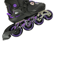 Chaussures professionnelles respirantes et clignotantes en ligne à 4 roues, patins à roulettes pour garçons et enfants, nouvelle collection 2023