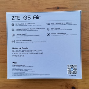 Routeur domestique intérieur ZTE G5 Air 5G CPE WiFi 7 MC8510D double bande 3570 Mbps 2.5GE Port 4.29 Gbps OpenWrt <span class=keywords><strong>ESIM</strong></span>/4FF Pare-feu VPN - Product Image 6