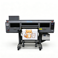 Impresora de Transferencia DTF Automática de 60 cm con Tinta UV, Laminación, Alta Resolución de 3200 dpi, Garantía de 1 Año
