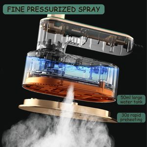 Vaporizador de Ropa Portátil de Mano con Base Anti-Escaldaduras para Planchado en Seco y Húmedo, Plancha Electrónica Ideal para Viajes, Hogar y Oficina - Product Image 3