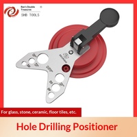 [Vente directe usine] Outils Shuangbao : Localisateur de perçage pour trous de queue d'aronde de qualité DIY, ventouse pour perçage de pierre, carrelage et verre OBM