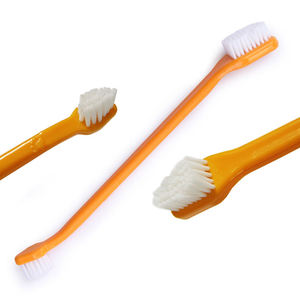 Kit de cuidado bucal para mascotas, cepillo de dientes de plástico ecológico para perros y gatos - Product Image 2