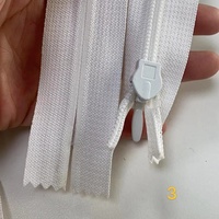 CYG Vente en Gros 3 #   5 #   Fermetures éclair invisibles transparentes en nylon à extrémités ouvertes pour robe de mariée