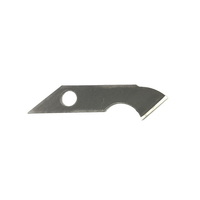 Couteau utilitaire à lame fixe en acier à haute teneur en carbone, manche en acier inoxydable, épaisseur de lame de 0,6 mm pour couper les plaques, les panneaux et les feuilles d'acrylique