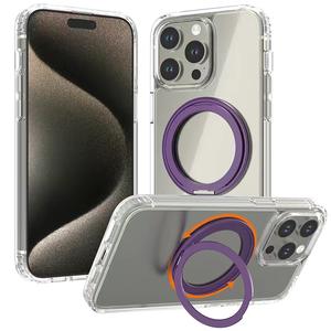 เคสโทรศัพท์โปร่งใสสูงสำหรับ iPhone 16 15 14 13 12 PRO MAX ที่วางโทรศัพท์รองรับแท่นชาร์จแบบไร้สาย - Product Image 5