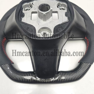 Volant de voiture en cuir perforé et fibre de carbone populaire pour Tesla Model 3 et Model Y (vente en gros) - Product Image 2