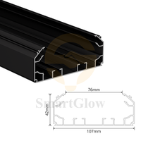 Profilé en aluminium pour plafond tendu sur mesure en Ukraine, rail de tension pour rideau en tissu, profilé en aluminium pour plafond tendu