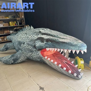 Événements de <span class=keywords><strong>taille</strong></span> sur mesure décorant un requin crocodile gonflable, ballon gonflable <span class=keywords><strong>mosasaure</strong></span> - Product Image 1