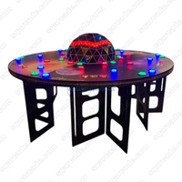 Jeu de réflexes intérieur pour 6 joueurs, style location, défi ultime de réflexes, Chaos Light Strike-a-Light Redemption Arcade