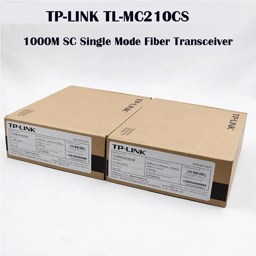 1pair TP-LINK TL-MC210CS 1000M SC 20km Singlemode Fiber Media Converter · image 6