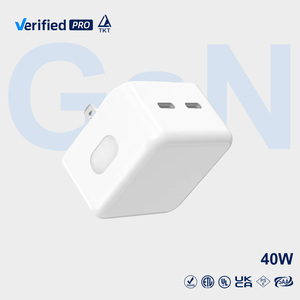 Adaptateur secteur intelligent dynamique TKT 20W PD à réglage automatique avec deux ports Type-C pour <span class=keywords><strong>MacBook</strong></span> <span class=keywords><strong>Air</strong></span>, pour 17 Pro Max et <span class=keywords><strong>chargeur</strong></span> d'appareil photo - Product Image 1