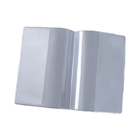 Couverture de livre vierge transparente imprimée personnalisée en plastique PVC givré pour ordinateur portable Protecteur de livre