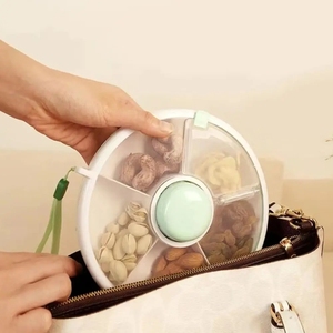 Thân thiện với môi PP + ABS nhựa Vòng Nut trái cây gia vị Hộp ngăn trái cây bảo quản container với khóa an toàn - Product Image 6