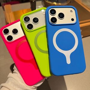 เคสโทรศัพท์ซิลิโคนกันกระแทกแบบนิ่ม สีสันสดใส ช่องกล้องขนาดใหญ่ สำหรับ iPhone 18 17 16 15 14 13 Pro Max  แบบแม่เหล็ก - Product Image 2
