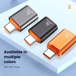 6a <span class=keywords><strong>USB</strong></span> OTG vers <span class=keywords><strong>USB</strong></span> C adaptateur de transfert de données adaptateur de charge rapide pour ordinateur portable téléphone portable Samsung <span class=keywords><strong>USB</strong></span> femelle vers <span class=keywords><strong>USB</strong></span> C mâle convertisseur - Product Image 5