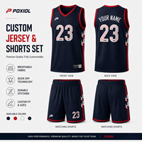 Conjunto de Uniforme de Baloncesto Personalizado, Pantalones Cortos de Malla Transpirable con Nombre y Número, Ropa Deportiva OEM para Clubes, Escuelas, Equipos Juveniles y Adultos