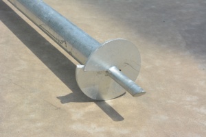 Vis d'ancrage au sol pour système de montage de panneaux solaires, pieux hélicoïdaux en acier galvanisé, fournisseur de tailles personnalisées - Product Image 3