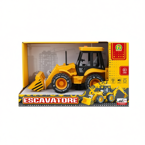 Camión Excavador con Luces y Sonidos, Juguete de Plástico de Fricción de 33 cm, Escala 1:16, para Niños de 3 Años en Adelante - Product Image 2