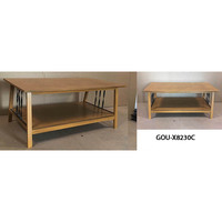 Ensemble de meubles de salon de luxe modernes en MDF multifonctionnels, faciles à assembler, comprenant une table d'appoint, une console et une table basse