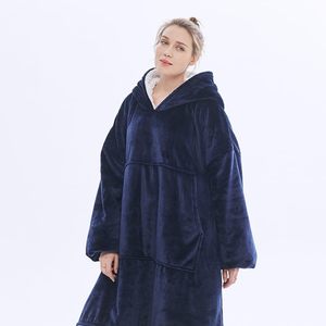 Hiện đại 100% polyester sherpa quá khổ sang trọng trùm đầu Chăn siêu mềm ấm áp lông cừu thoải mái dệt với kỹ thuật máy bay rắn - Product Image 5