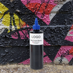 Encre de tatouage triple noire personnalisée avec logo, pigment organique imperméable, conforme à la réglementation REACH, encre pour maquillage permanent et art corporel - Product Image 1