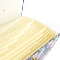 Carpeta de Archivos Expandible Tipo Acordeón de Alta Capacidad, Marca JINBO, Certificada por FSC, Personalizable, con 19 Bolsillos, Tamaño A4, para Suministros de Oficina