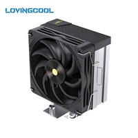 Ventilateur silencieux Lovingcool à 5 tuyaux, dissipateur thermique pour processeur, refroidisseur d'ordinateur 4 broches pour PC de jeu, emballage personnalisé, refroidissement par air pour jeux