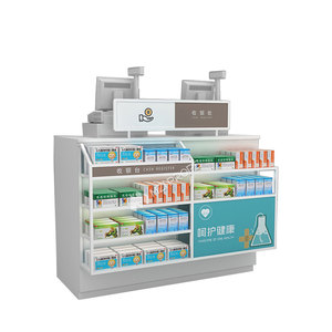 QMuS-QB-06-1200 hiệu thuốc hiển thị nhà máy bán hàng trực tiếp cửa hàng thuốc kệ cho cửa hàng nhỏ gọn kệ - Product Image 6