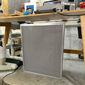 Nieuw Voorfilter Roestvrijstalen Elektrostatisch Gaas Luchtfilterelement Wasbaar Ovenfilter Met Paneelconstructie - Product Image 3