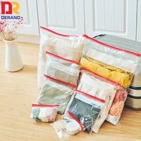 Sacs d'emballage refermables personnalisés en LDPE givré biodégradable avec fermeture éclair coulissante, durables, imprimés par gravure, réutilisables