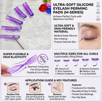 Pads de rehaussement de cils coréens en silicone, sans colle, réutilisables, pour rehaussement de cils en U, pour salon de beauté
