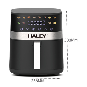 Friggitrice ad Aria HALEY Grande 2800W con Schermo a Colori Full Touch, 8 Modalità Preimpostate, 360° °   Forno ad Aria Calda Senza Olio con Finestra Visibile, Certificato CE GS, OEM ODM Personalizzabile - Product Image 6