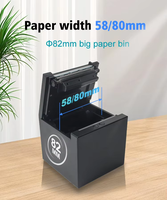 Printer Thermal Kecepatan Tinggi 260mm/s USB LAN WIFI untuk Printer POS Nirkabel Bluetooth Ubereat Doordash Skip Stock