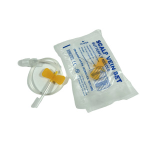 Envío gratis desechable 23G 25G naranja mariposa cuero cabelludo vena Set accesorios forma PRP Vacutainer para extracción de sangre - Product Image 1
