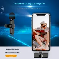 Bestseller 2,4G Kabelloses Lavalier-Mikrofon 20Hz-20KHz Frequenzgang für Live-Streaming Kurzvideo-Aufnahmen Moderatoren