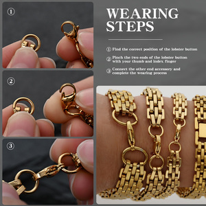 Người Đàn Ông Phong Cách Không Thấm Nước Chuỗi Vòng Đeo Tay Quà Tặng Cho Kỷ Niệm Đảng Mặc Đồ Trang Sức Thời Trang Bangle Cho Người Đàn Ông - Product Image 3