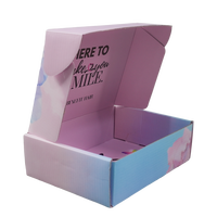 Boîte d'expédition en carton ondulé personnalisée, emballage cosmétique, boîte d'expédition écologique en kraft, emballage d'abonnement e-commerce avec logo