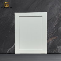 Porte de placard Shaker classique blanc cassé, panneau encastré pur, finition mate, sur mesure, en gros